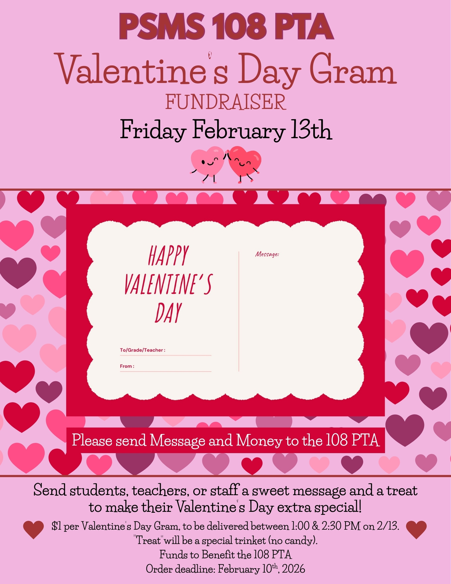 Valentine Gram Flyer